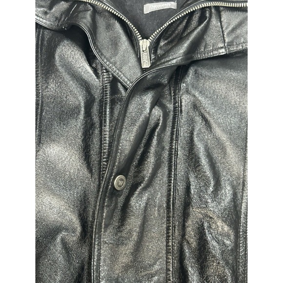 Wilson's Leather Jacket Thinsulate 2 In 1 Mens Size XL Excellent Condition Black - Picture 6 of 16